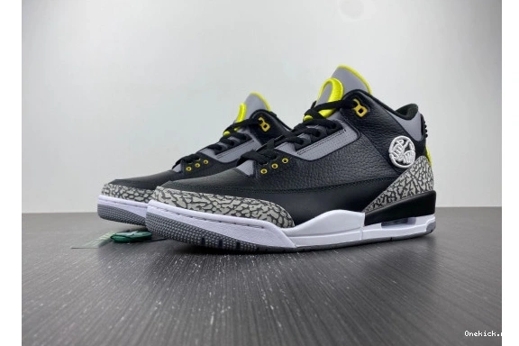 TopPick Black Retro 3 Jordan HO11-MNJDLS-5 Ducks Oregon 332 Pit HO11-MNJDLS-5 Crew 0609